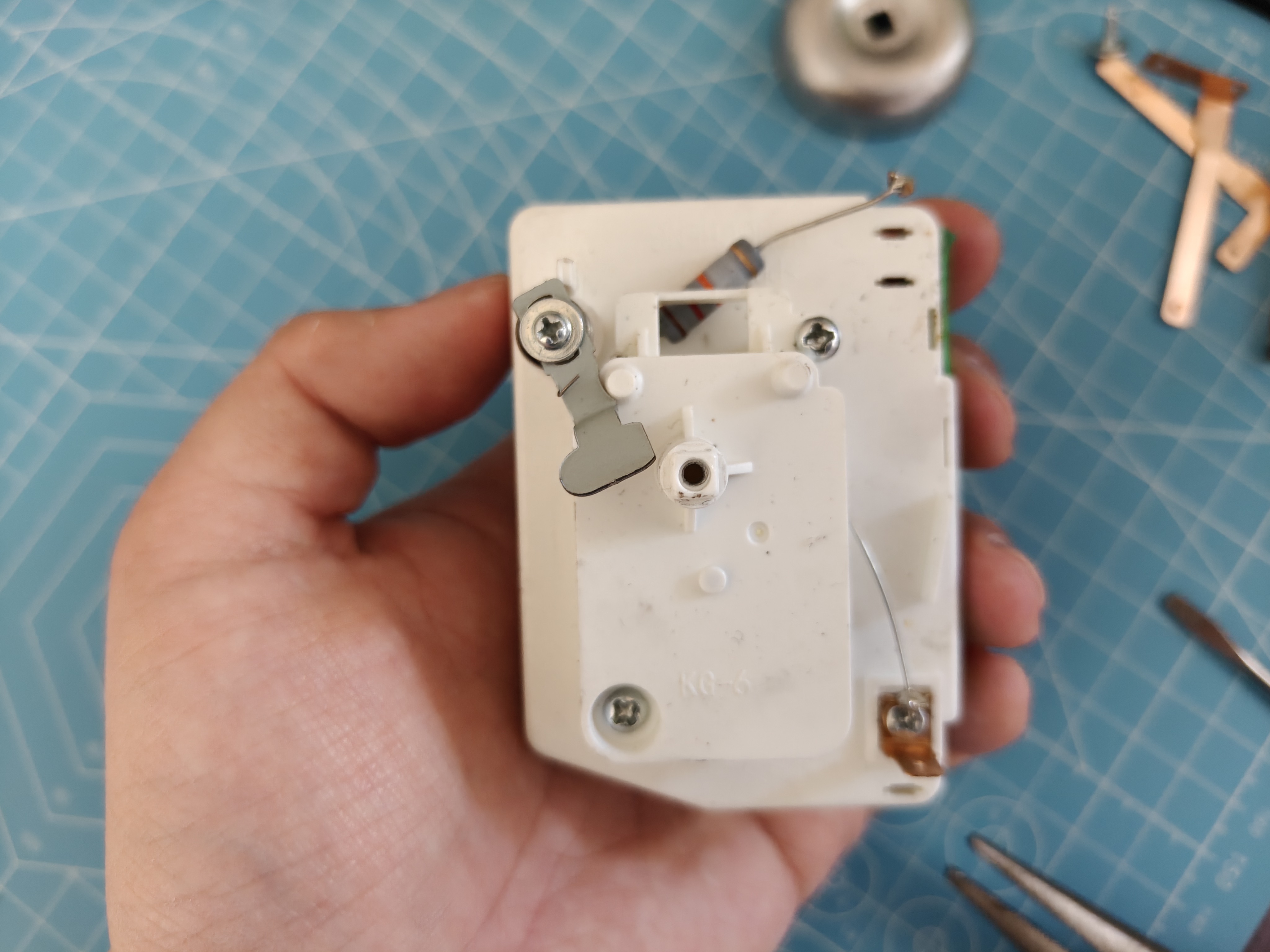 计时器铃锤特写